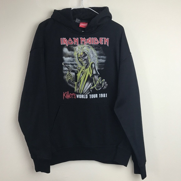iron maiden pullover hoodie